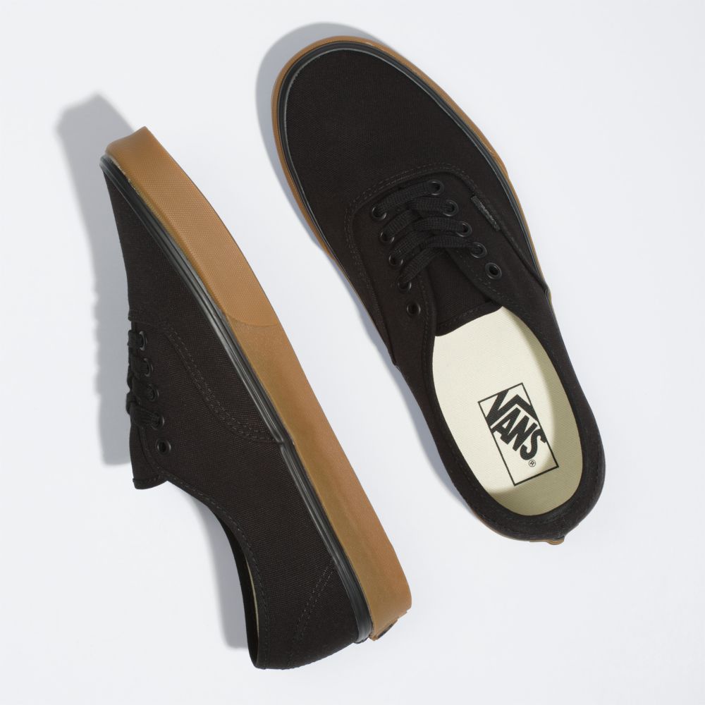 Dámské Classic Vans 12 Oz Platene Authentic Černé | XW3719520