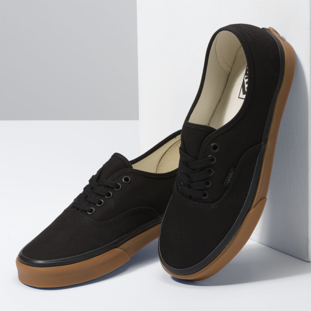 Dámské Classic Vans 12 Oz Platene Authentic Černé | XW3719520