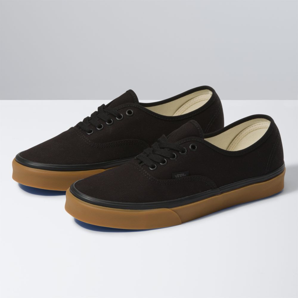 Dámské Classic Vans 12 Oz Platene Authentic Černé | XW3719520