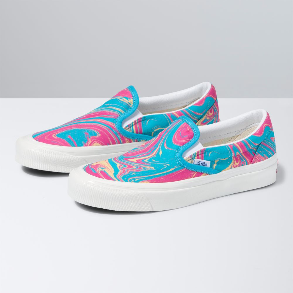 Dámské Classic Vans Anaheim Factory Classic 98 DX Blankyt | XF7921438