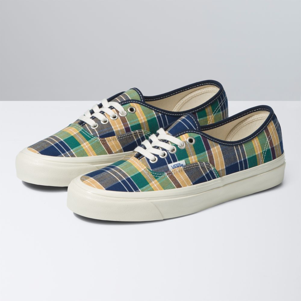 Dámské Classic Vans Authentic 44 DX Tmavě Blankyt Bílé | TQ4635718