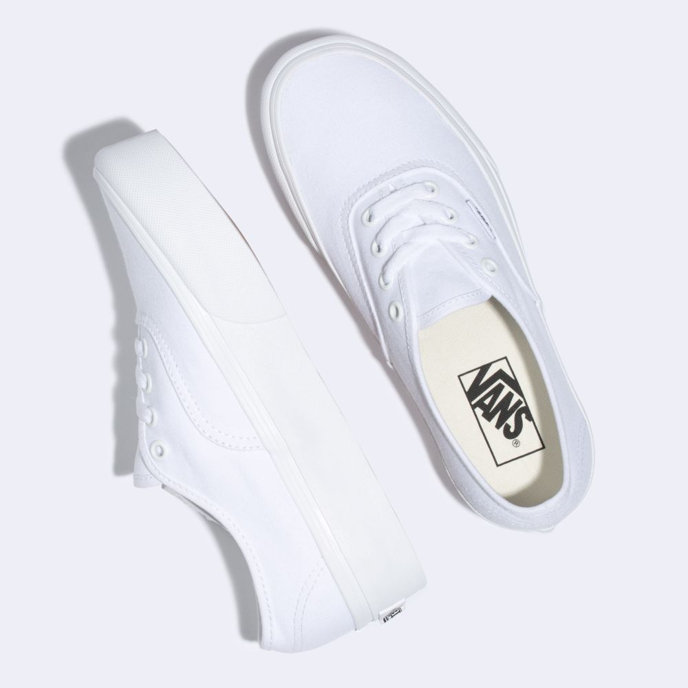 Dámské Classic Vans Authentic Platformy 2.0 Bílé | LC3145209