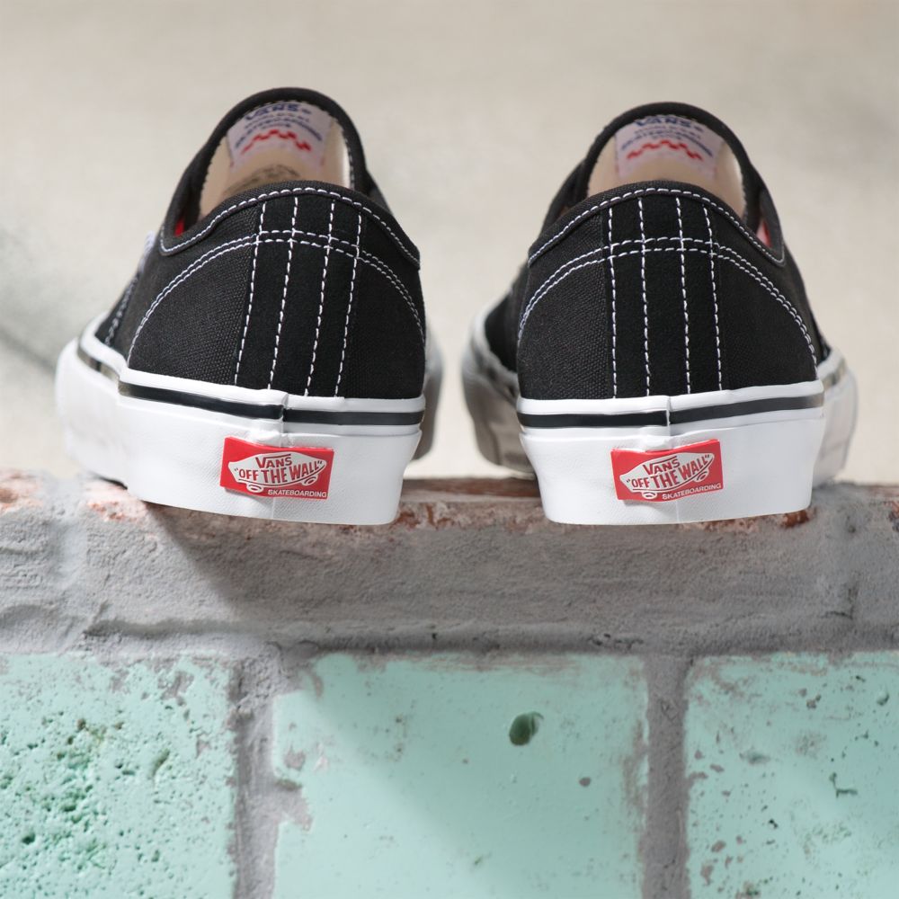 Dámské Classic Vans Authentic Černé Bílé | QC9867014