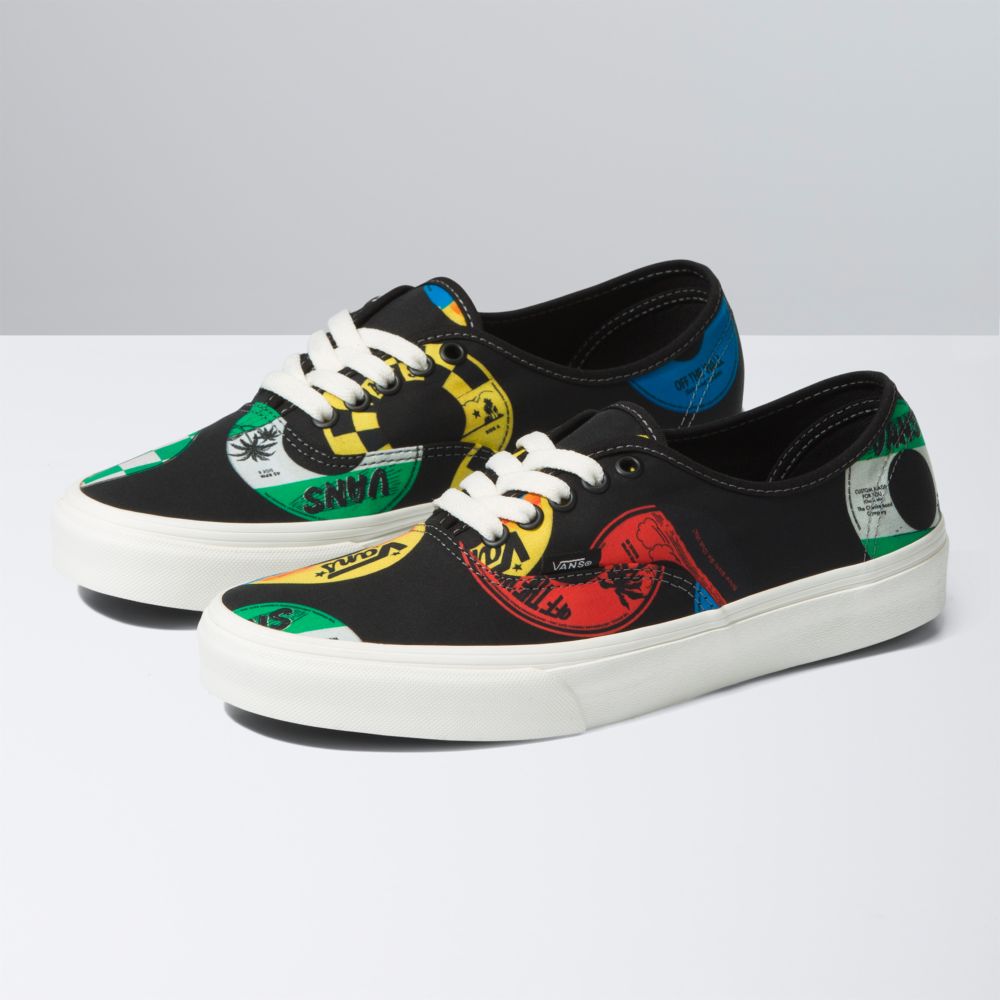 Dámské Classic Vans Authentic Černé Viacfarebný | IZ2694105