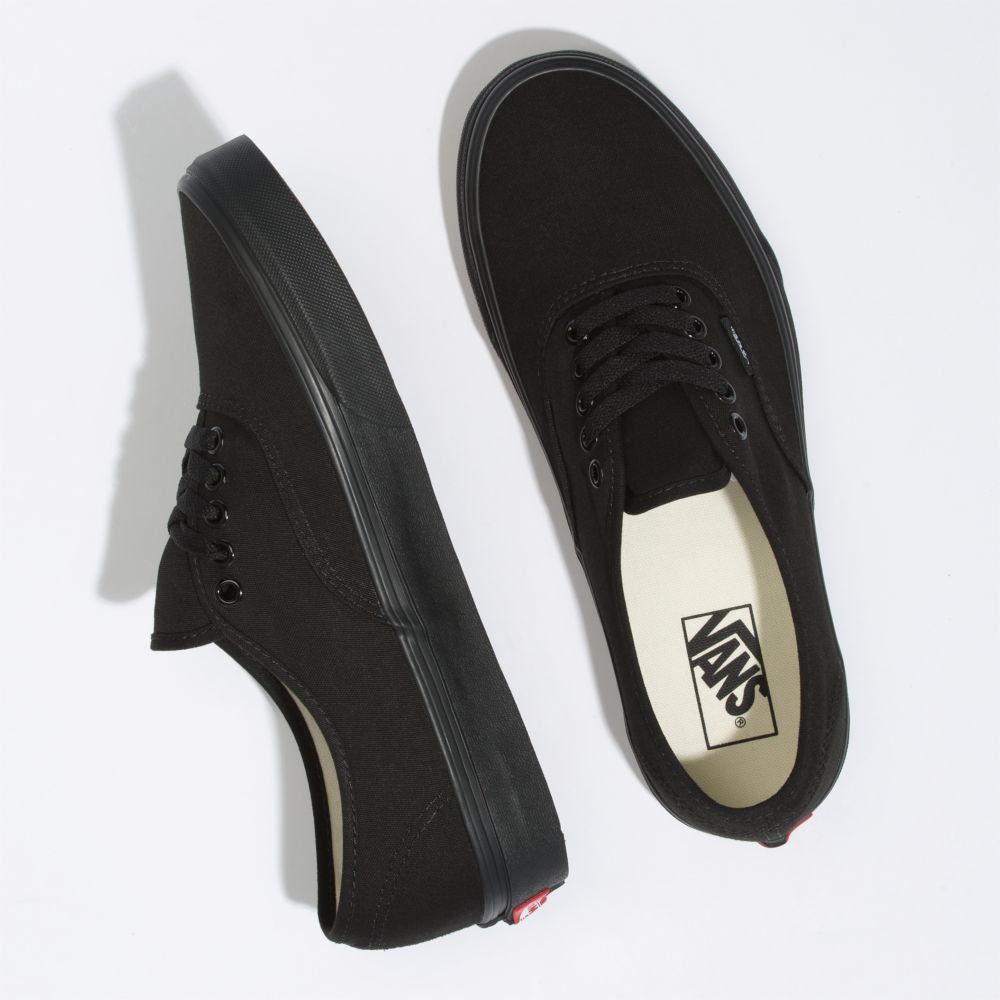 Dámské Classic Vans Authentic Černé Černé | GB1304972