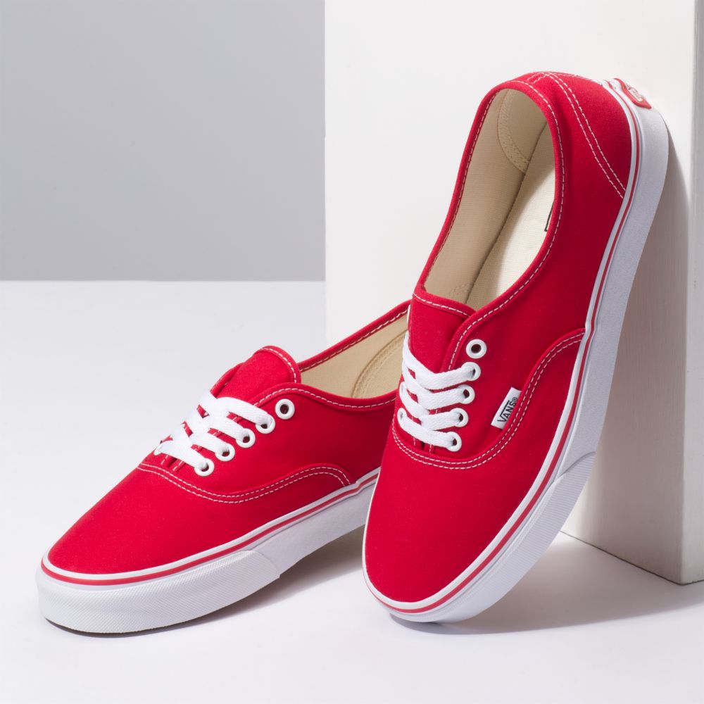 Dámské Classic Vans Authentic Červené | CQ5623491