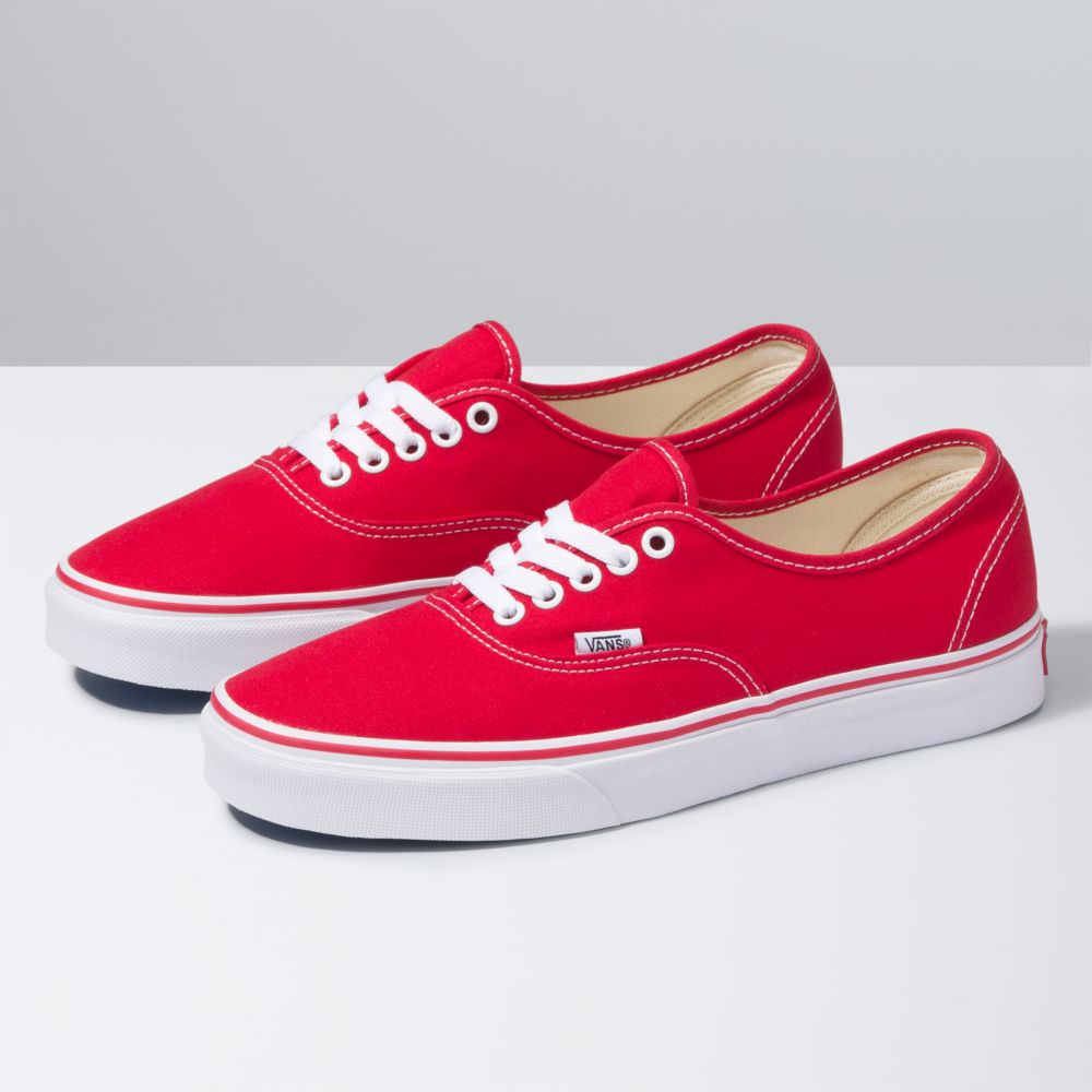 Dámské Classic Vans Authentic Červené | CQ5623491