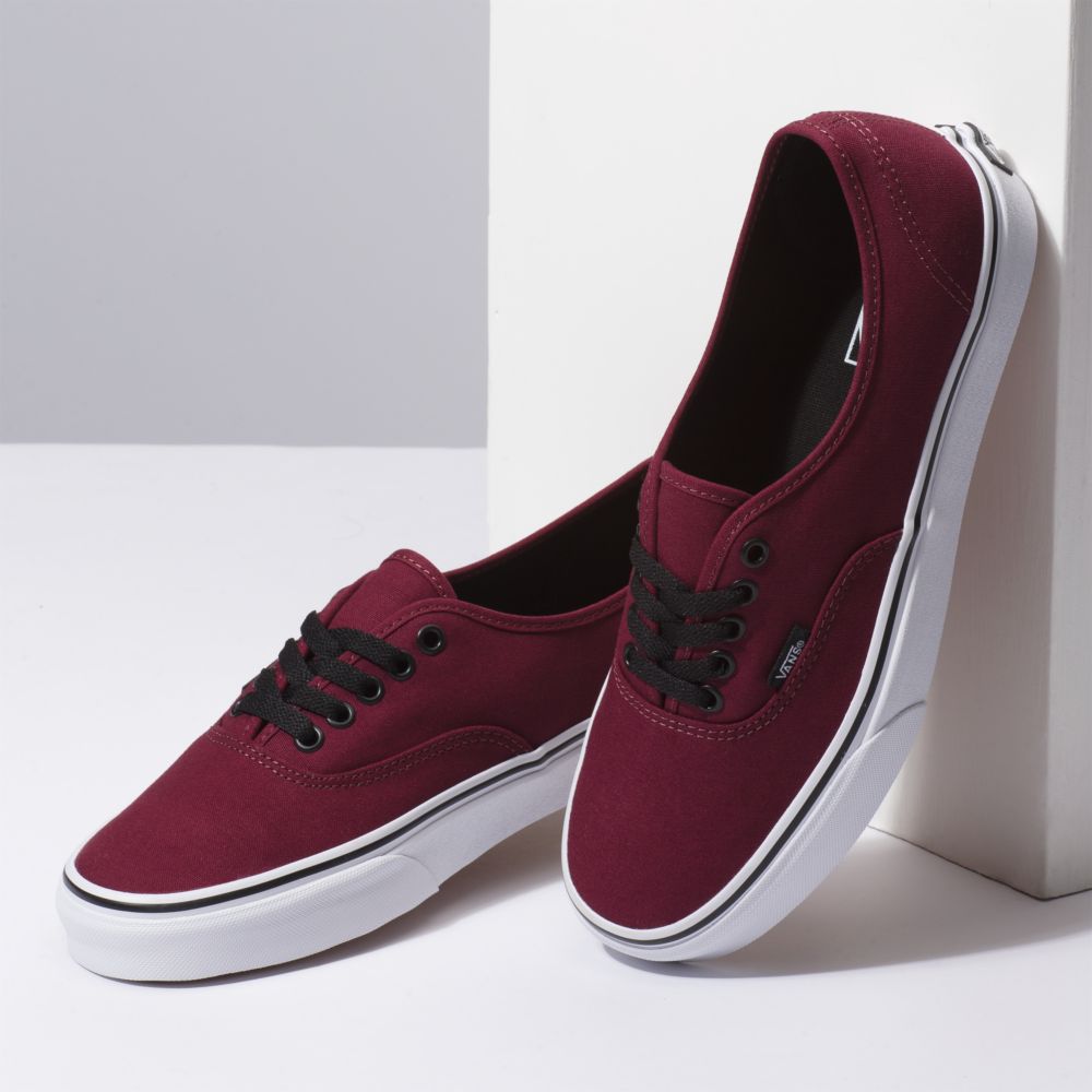 Dámské Classic Vans Authentic Červené Černé | VH1879324