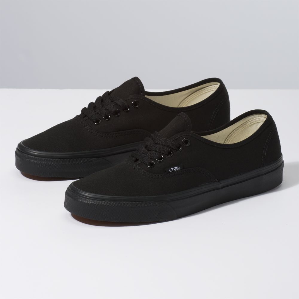 Dámské Classic Vans Authentic Široké Černé Černé | FM3076248