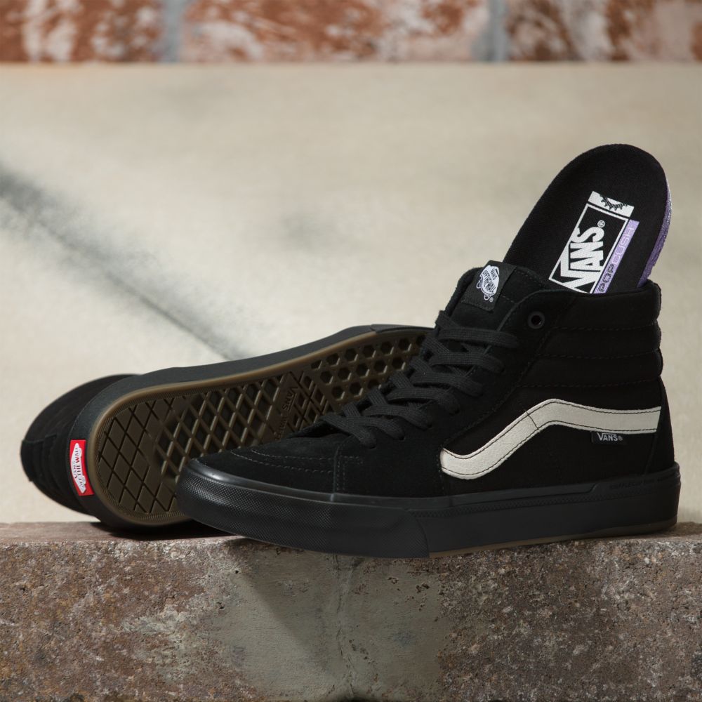 Dámské Classic Vans BMX Sk8-Hi Černé Černé | KG3986027