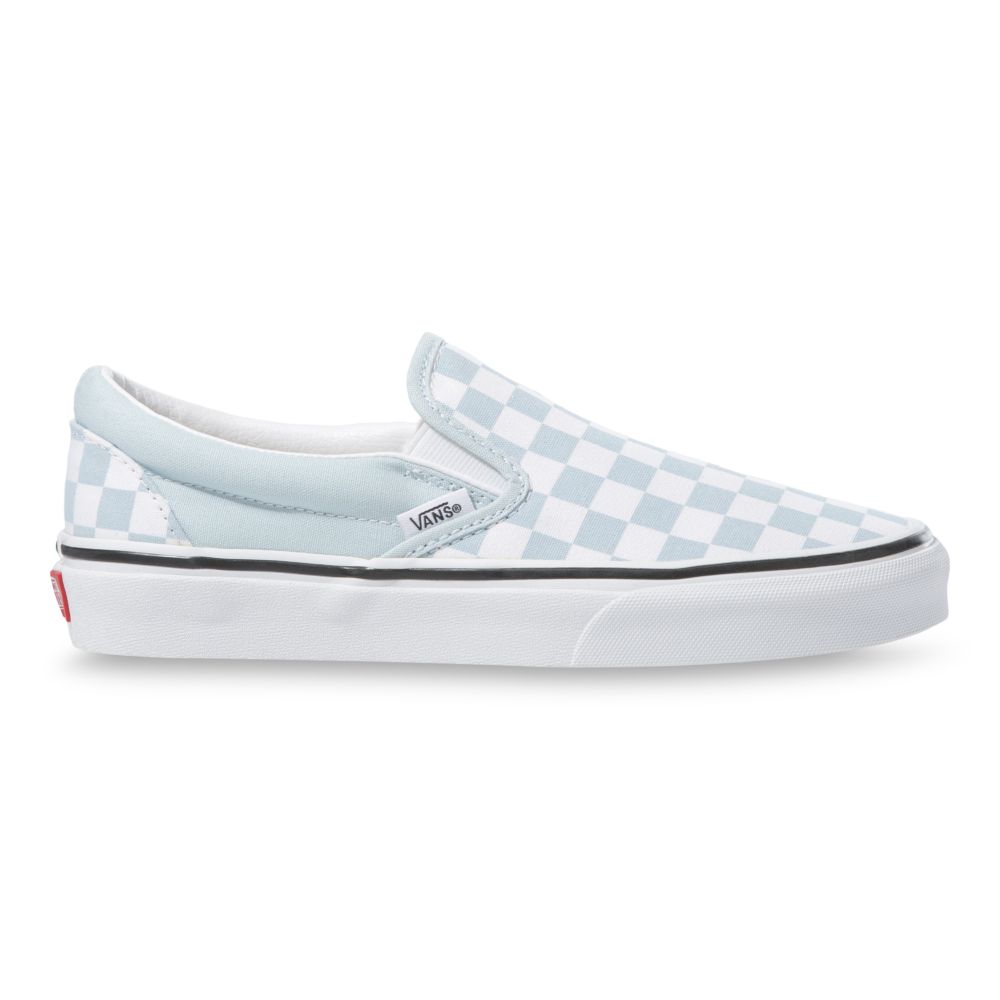 Dámské Classic Vans Checkerboard Blankyt Bílé | HL7348501