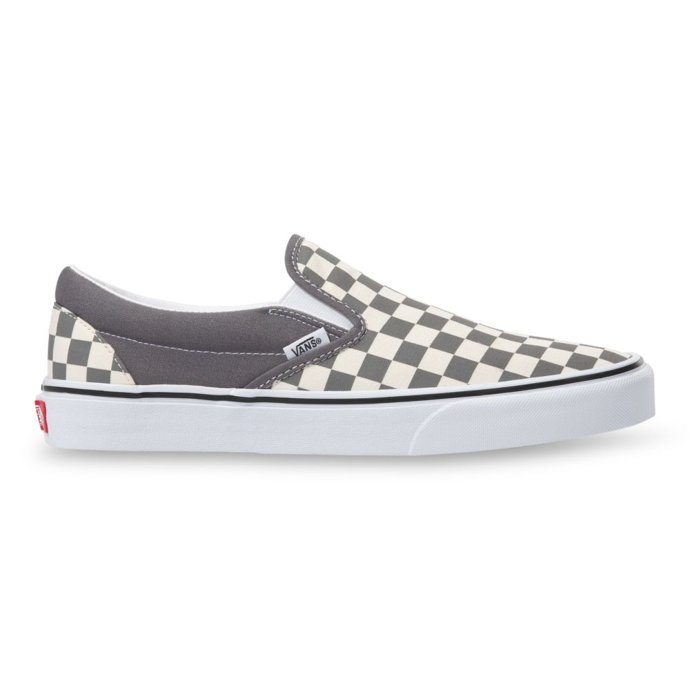 Dámské Classic Vans Checkerboard Blankyt Šedé Bílé | LO4502617