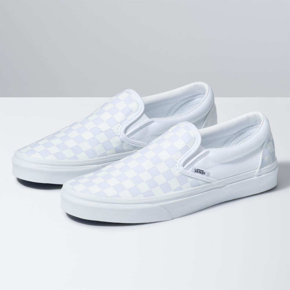 Dámské Classic Vans Checkerboard Bílé Bílé | RG6084739