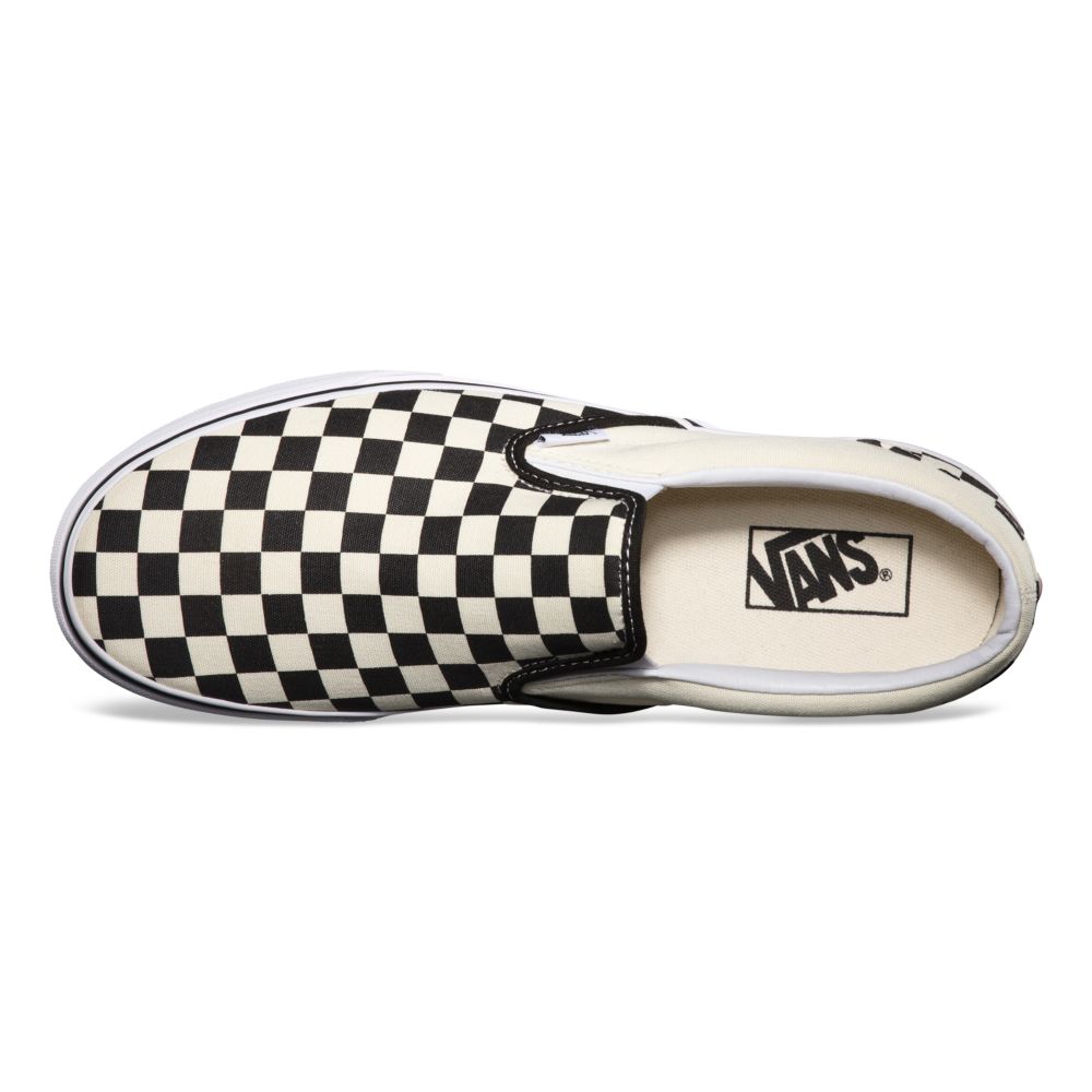 Dámské Classic Vans Checkerboard Černé Bílé | IX3519067