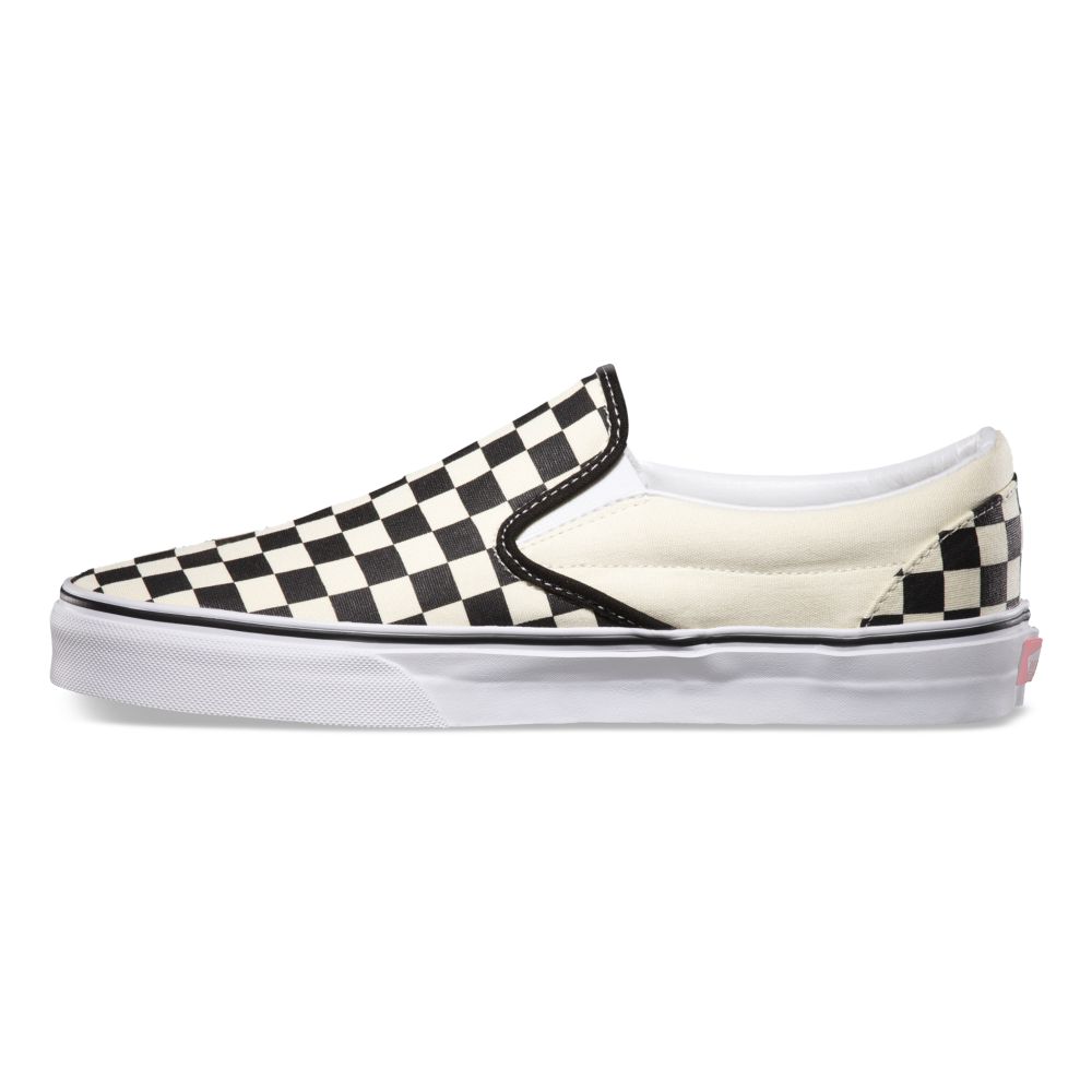 Dámské Classic Vans Checkerboard Černé Bílé | IX3519067