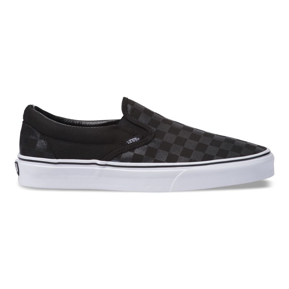 Dámské Classic Vans Checkerboard Černé Černé | RS9861237