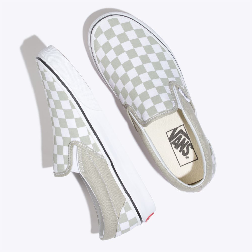 Dámské Classic Vans Classic Olivy Zelené Bílé | GU7962140