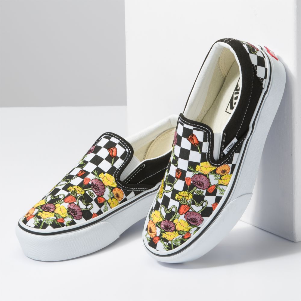 Dámské Classic Vans Classic Platformy Černé Viacfarebný | XN1325987