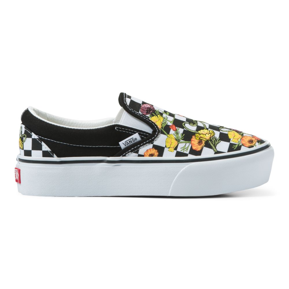 Dámské Classic Vans Classic Platformy Černé Viacfarebný | XN1325987