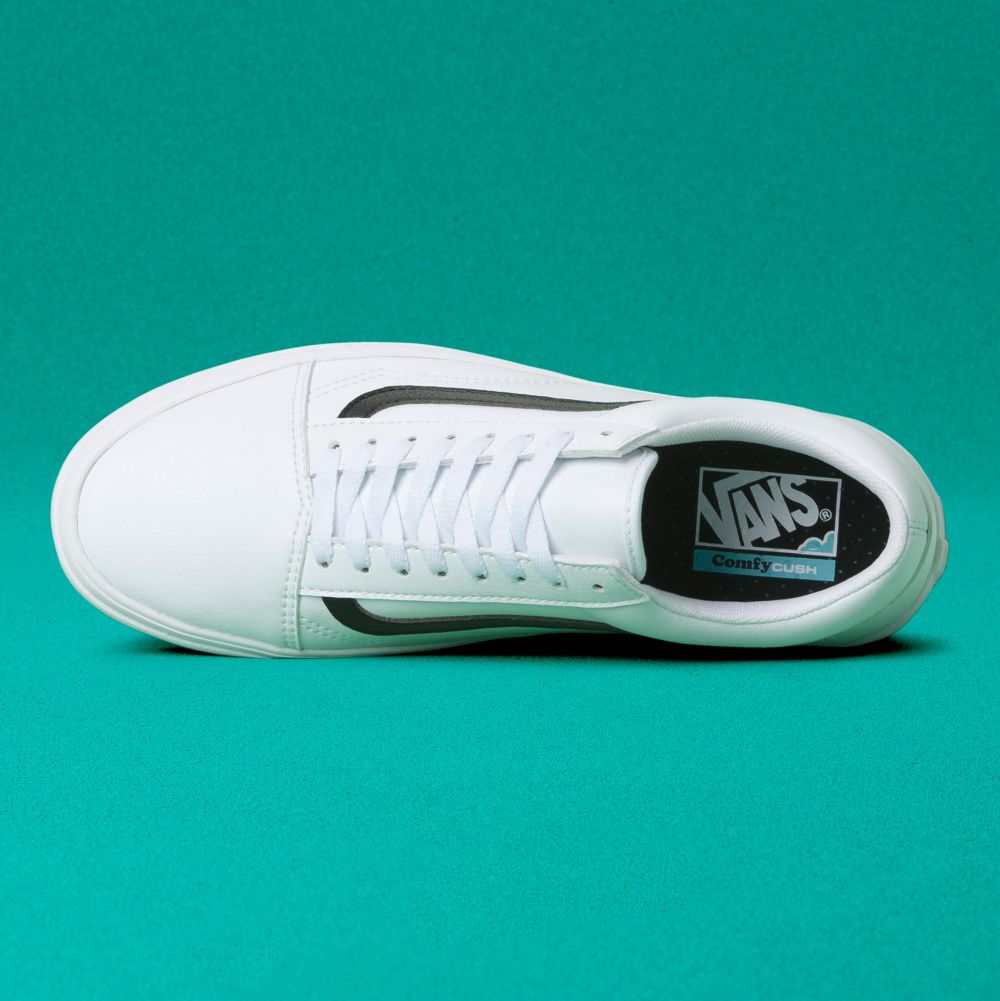 Dámské Classic Vans Classic Tumble ComfyCush Old Skool Bílé | QY8179530