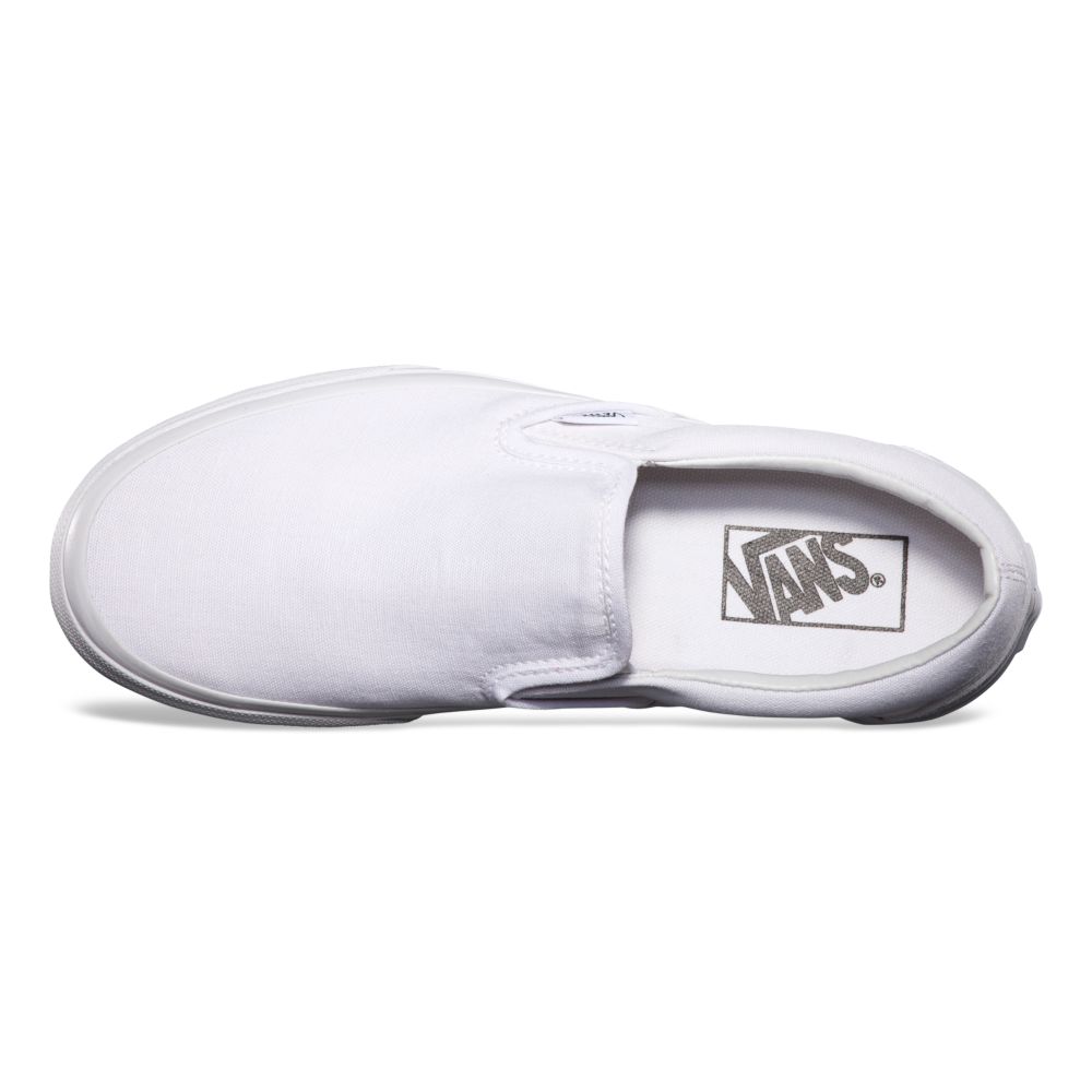 Dámské Classic Vans Classic Široké Bílé | RQ0349186