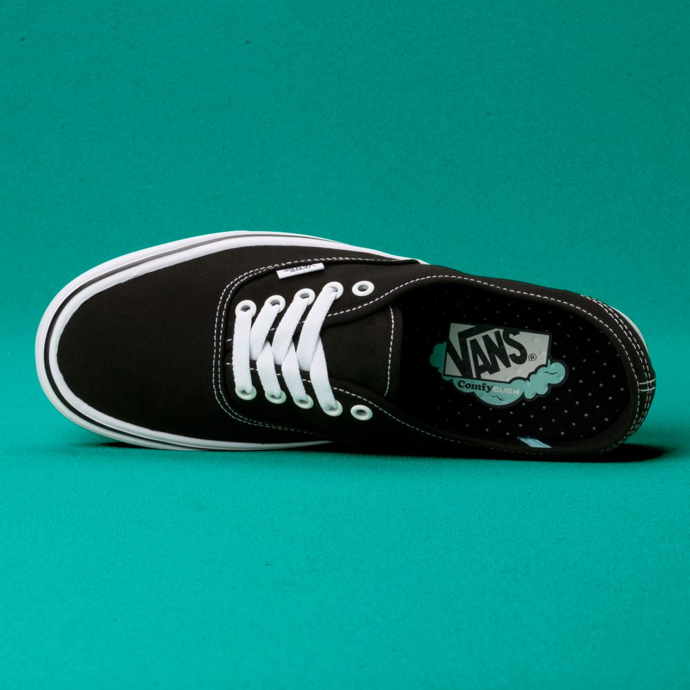 Dámské Classic Vans ComfyCush Authentic Černé Bílé | IU9703251