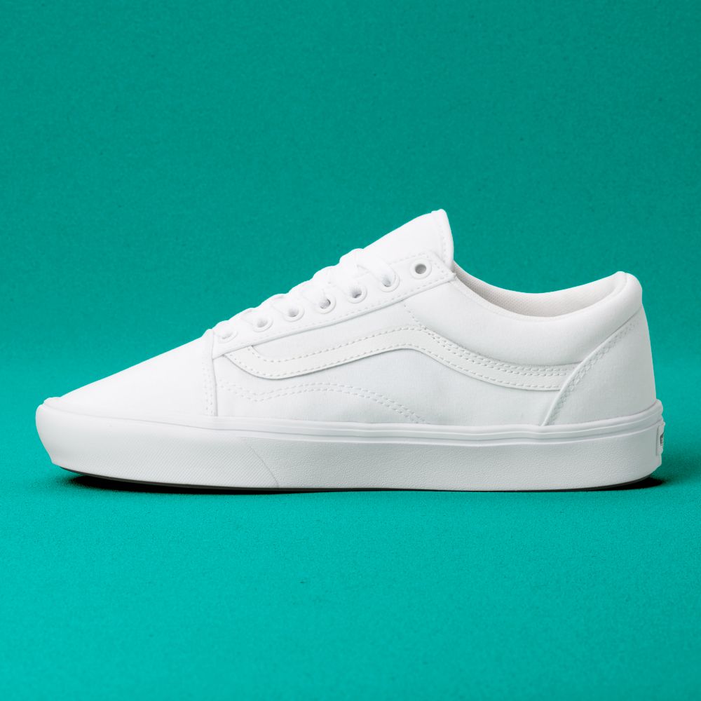 Dámské Classic Vans ComfyCush Old Skool Bílé Bílé | CD3019765