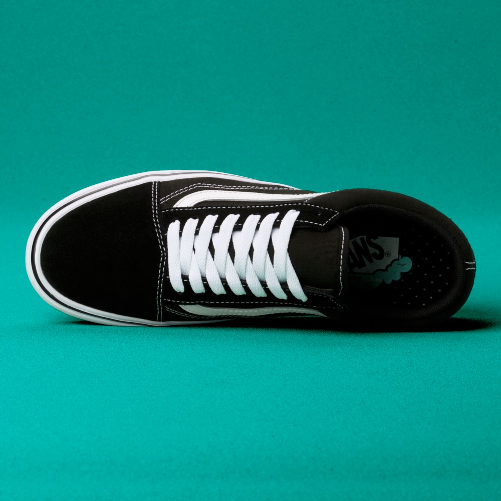 Dámské Classic Vans ComfyCush Old Skool Černé Bílé | YO3470829