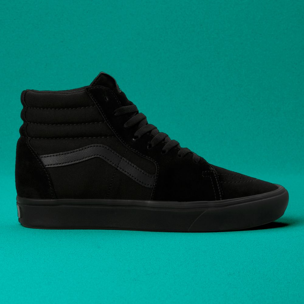 Dámské Classic Vans ComfyCush Sk8-Hi Černé Černé | IX5276034