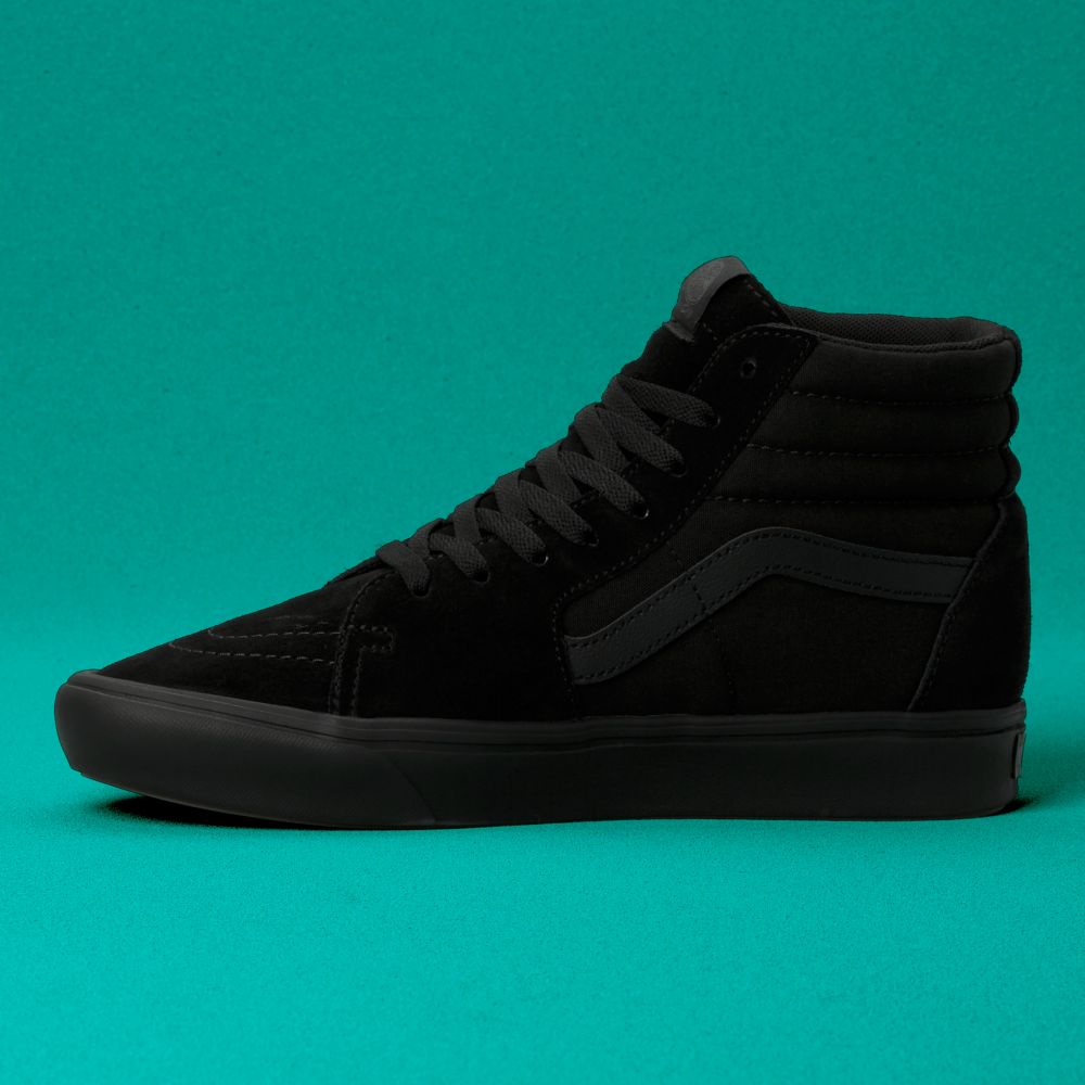 Dámské Classic Vans ComfyCush Sk8-Hi Černé Černé | IX5276034