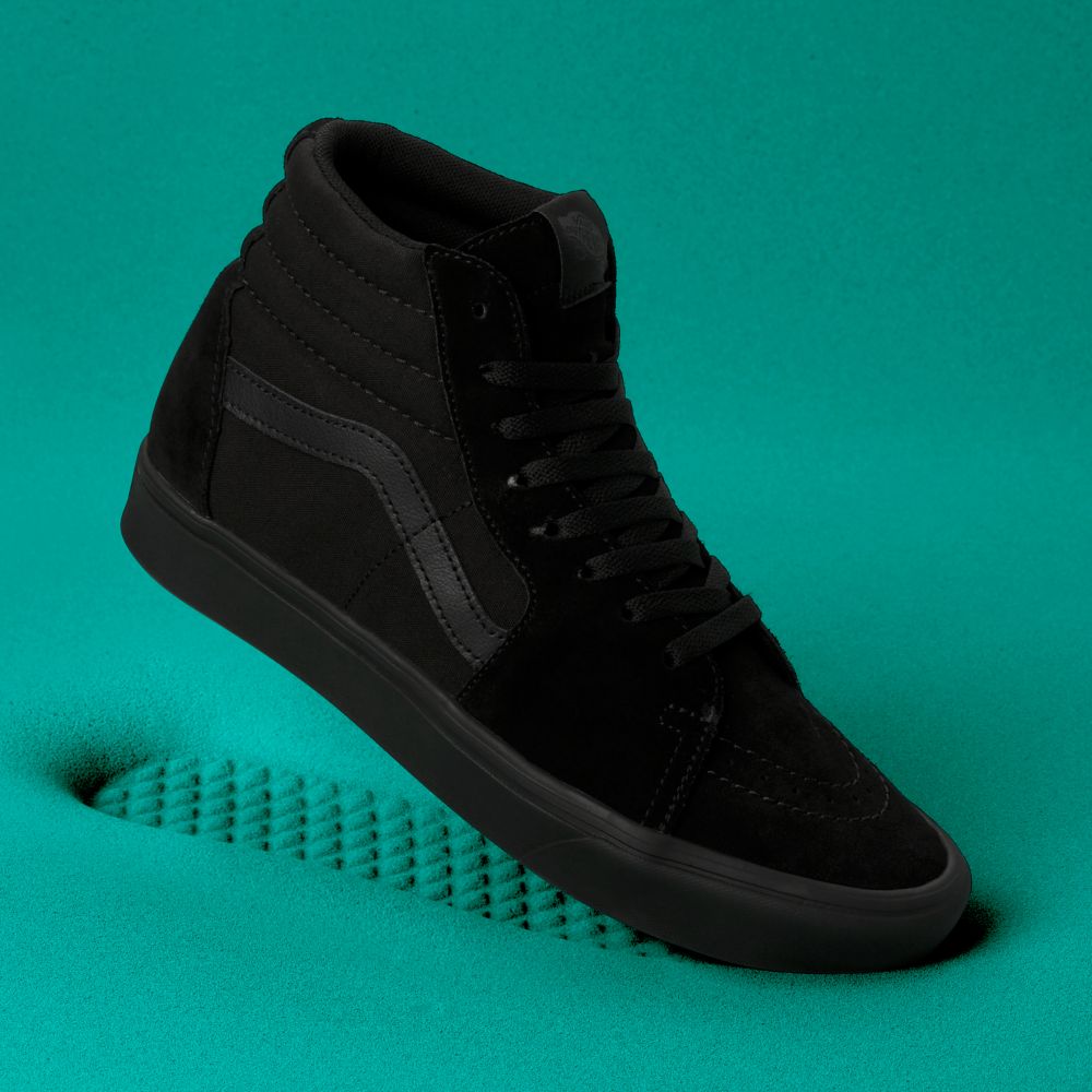 Dámské Classic Vans ComfyCush Sk8-Hi Černé Černé | IX5276034