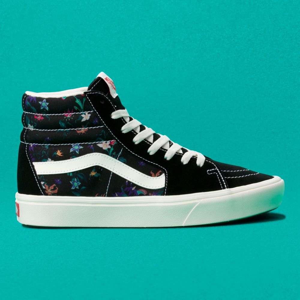 Dámské Classic Vans ComfyCush Sk8-Hi Černé | JF7941853