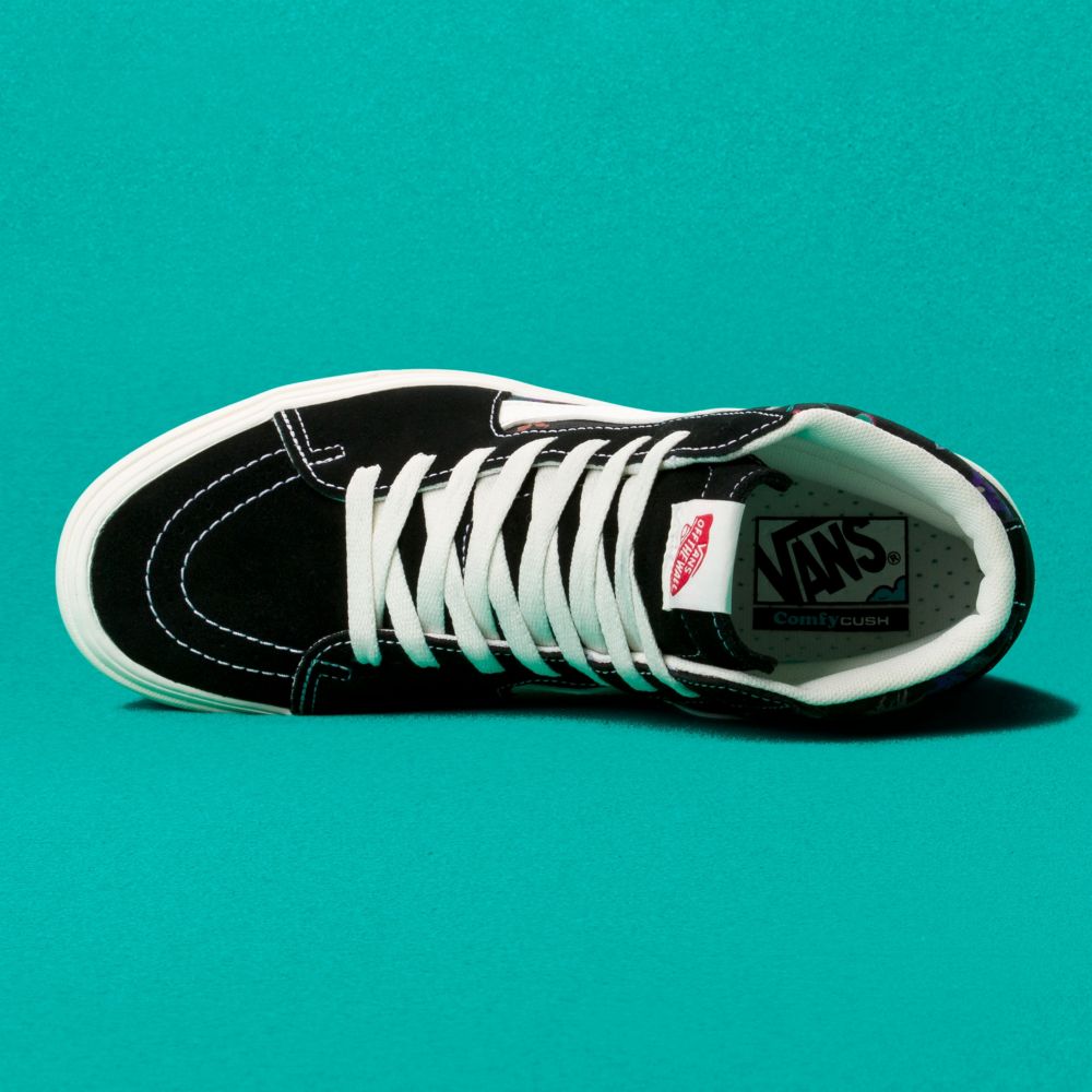 Dámské Classic Vans ComfyCush Sk8-Hi Černé | JF7941853