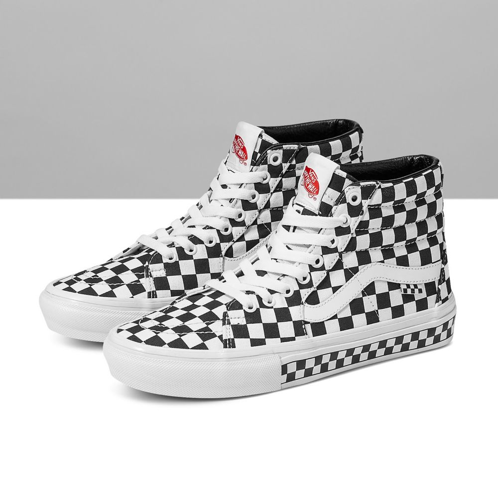 Dámské Classic Vans Customs Checkerboard Sk8-Hi Viacfarebný | AH2493567