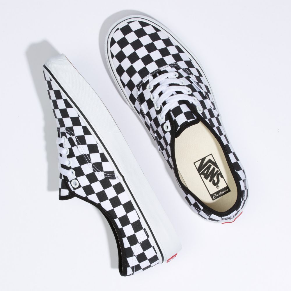 Dámské Classic Vans Customs Checkerboard Authentic Široké Viacfarebný | BS1409863