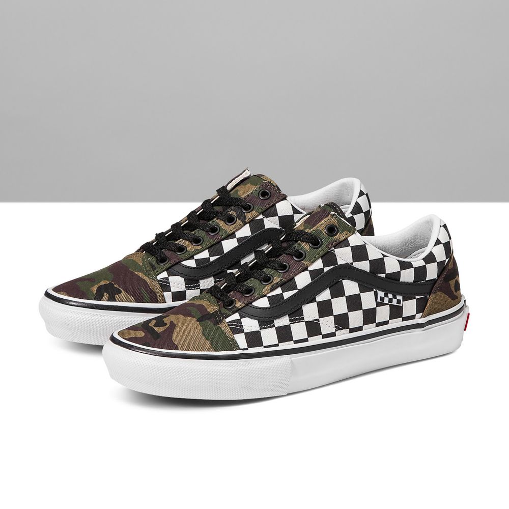 Dámské Classic Vans Customs Checkerboard Old Skool Viacfarebný | CB8642059