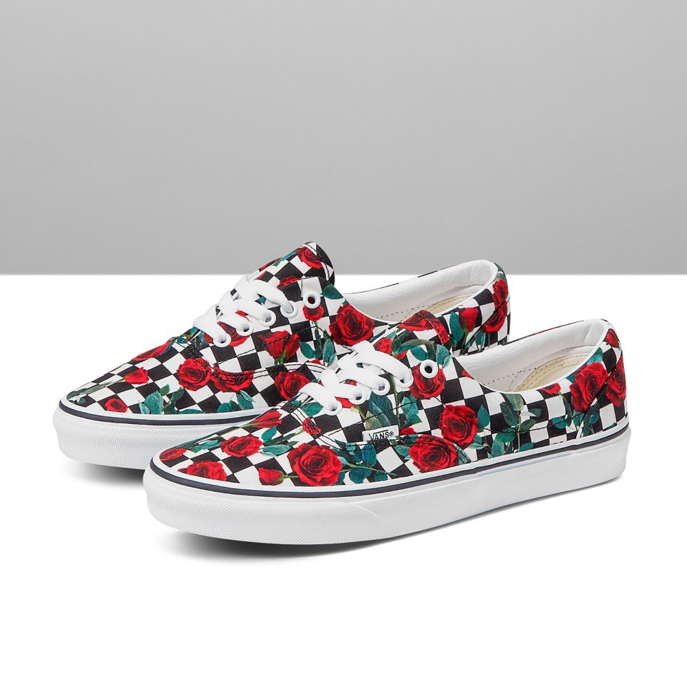 Dámské Classic Vans Customs Checkerboard Roses Era Viacfarebný | KF9357146