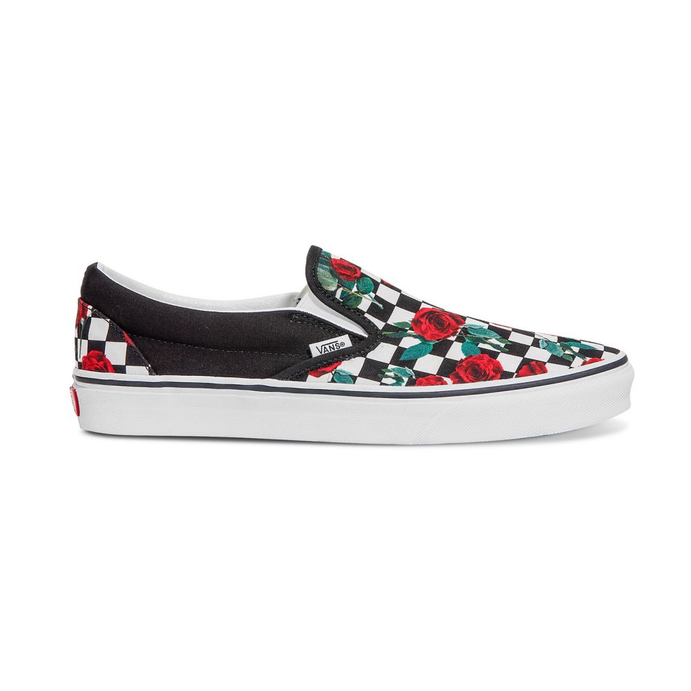 Dámské Classic Vans Customs Checkerboard Roses Viacfarebný | NC6153820