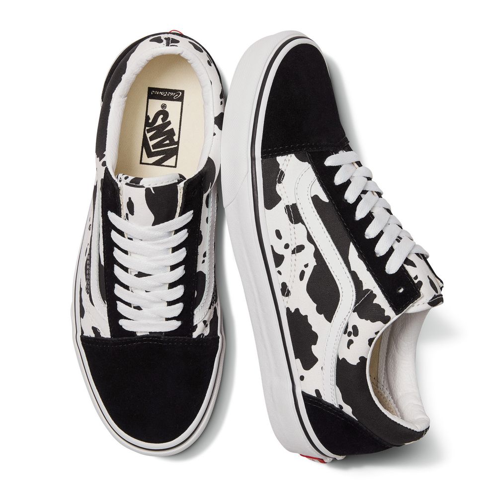 Dámské Classic Vans Customs Cow Print Old Skool Viacfarebný | QY9058214