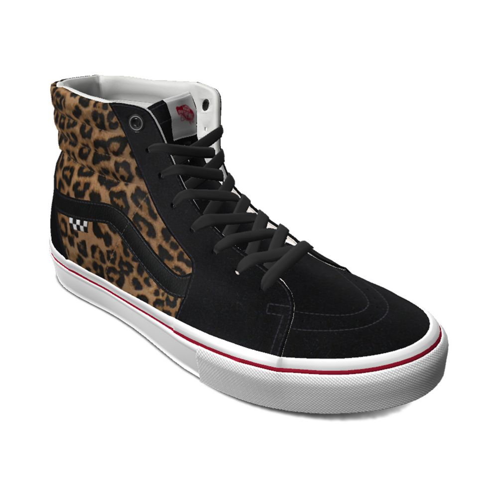 Dámské Classic Vans Customs Leopard Sk8-Hi Viacfarebný | EY5729413