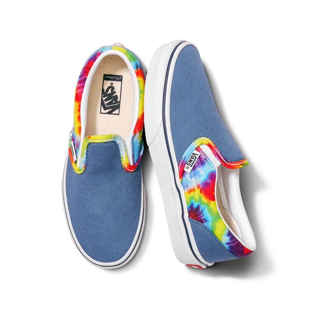 Dámské Classic Vans Customs Navy Tie Dye Široké Viacfarebný | ZP0368147