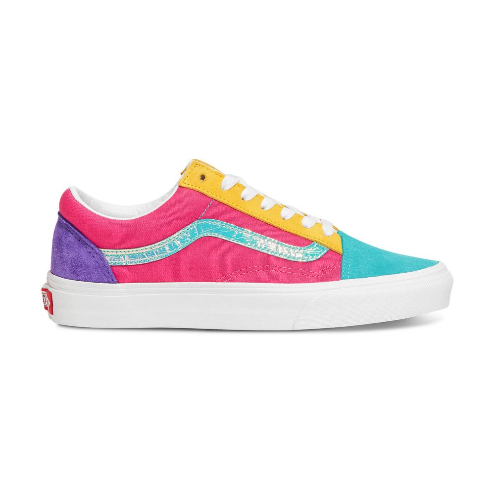 Dámské Classic Vans Customs Semišové Old Skool Viacfarebný | LY3894176