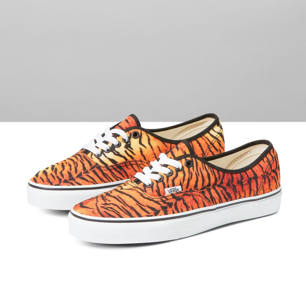 Dámské Classic Vans Customs Tiger Stripes Authentic Široké Viacfarebný | CN1730496