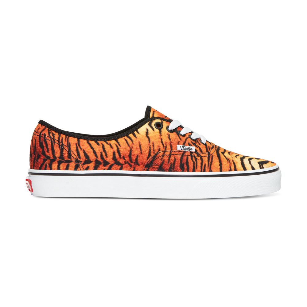 Dámské Classic Vans Customs Tiger Stripes Authentic Široké Viacfarebný | CN1730496