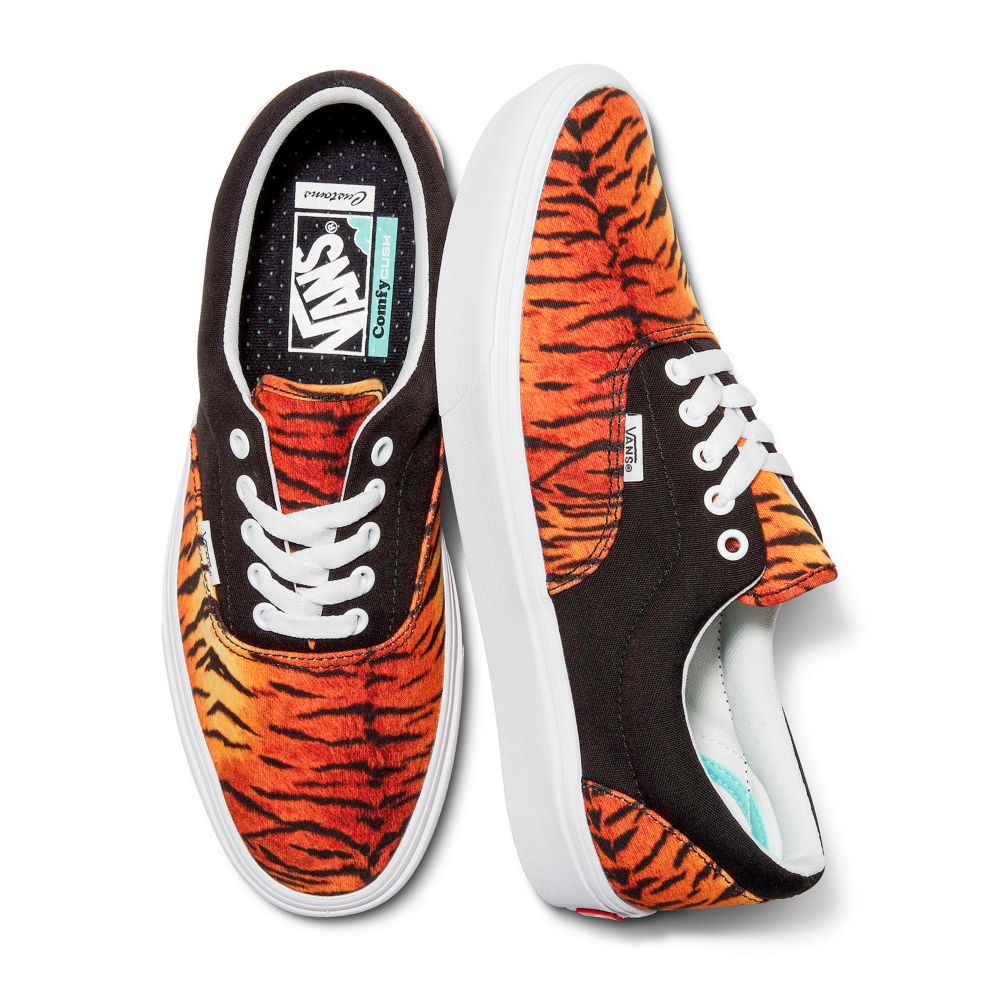 Dámské Classic Vans Customs Tiger Stripes ComfyCush Era Viacfarebný | TC1345826