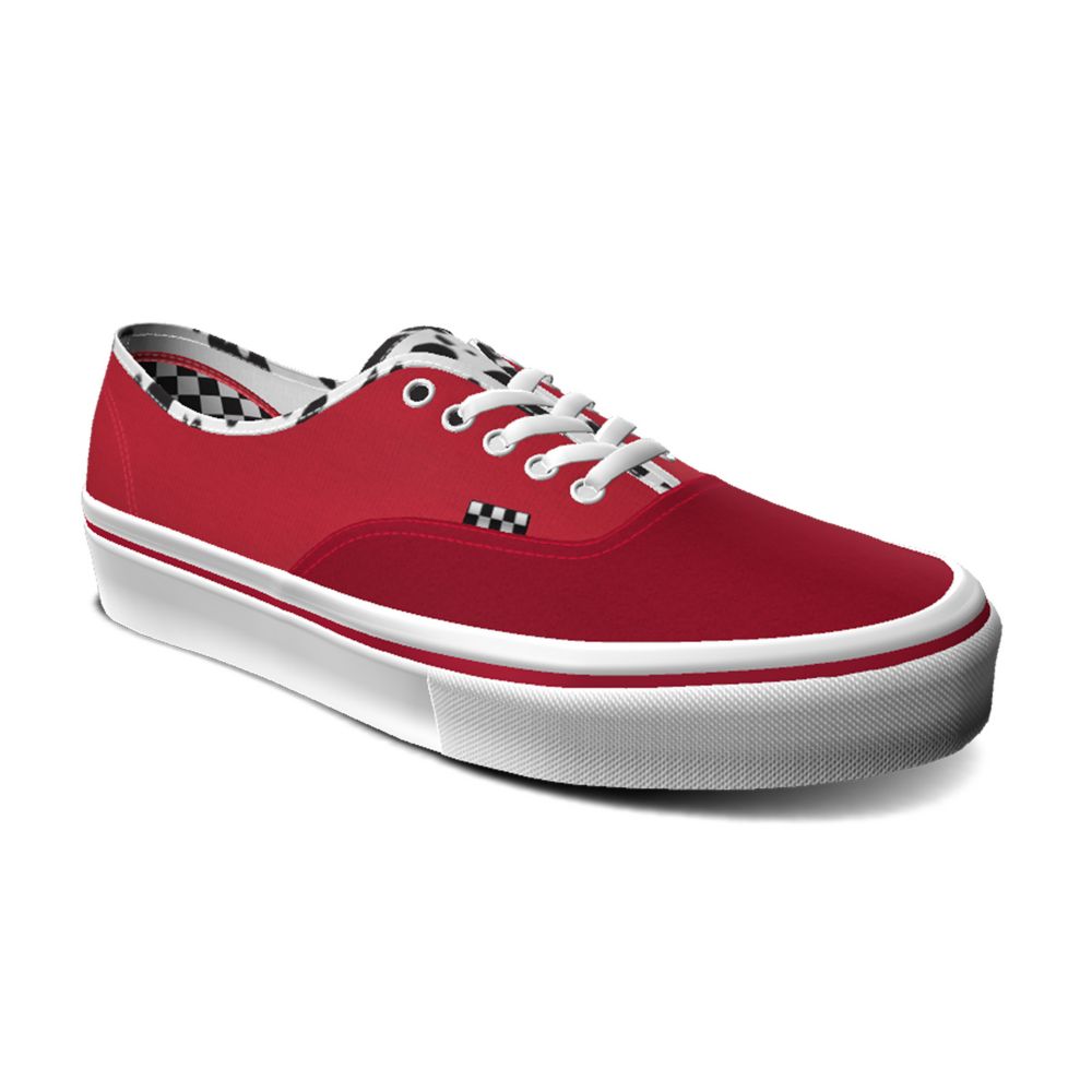 Dámské Classic Vans Customs Závodní Red Authentic Viacfarebný | AZ7934106