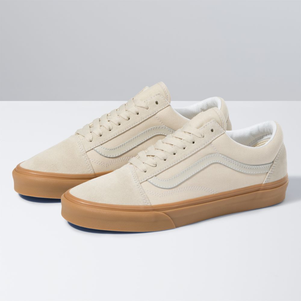 Dámské Classic Vans Gum Old Skool Béžový | SG2593781