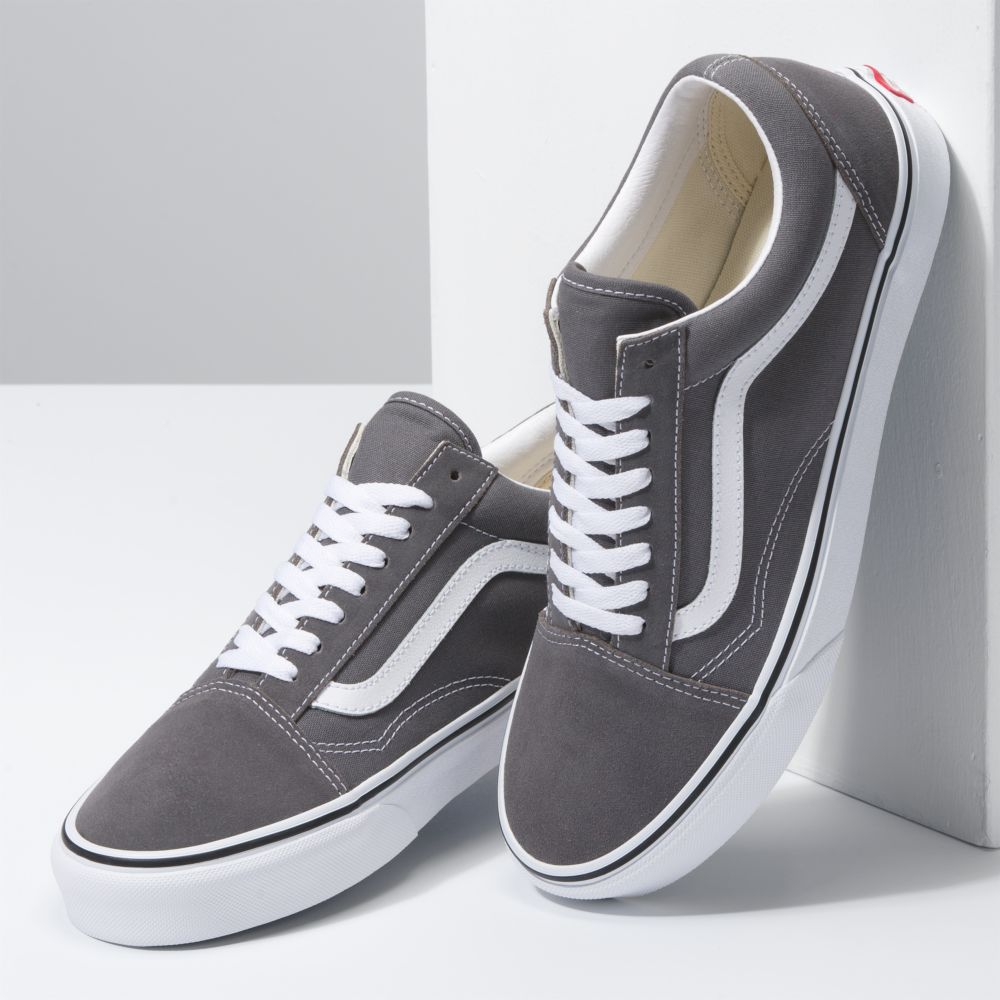 Dámské Classic Vans Old Skool Blankyt Šedé Bílé | FJ3218957