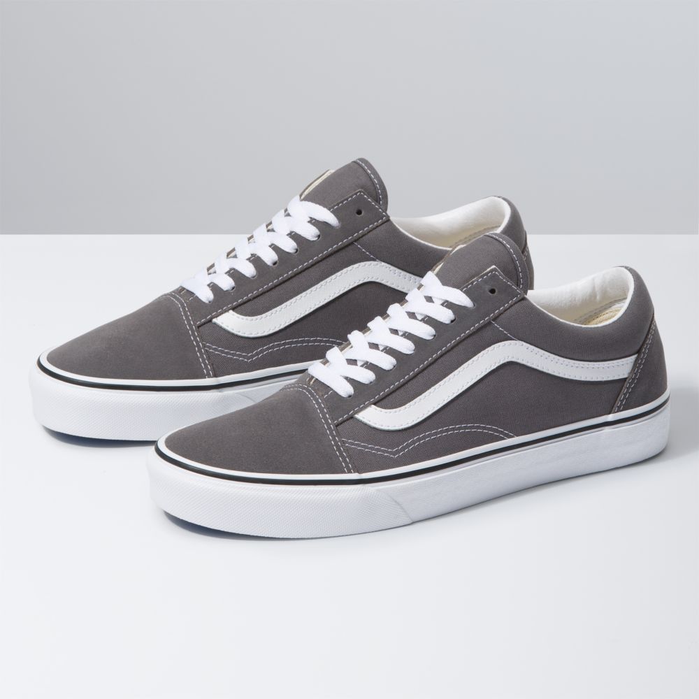 Dámské Classic Vans Old Skool Blankyt Šedé Bílé | FJ3218957