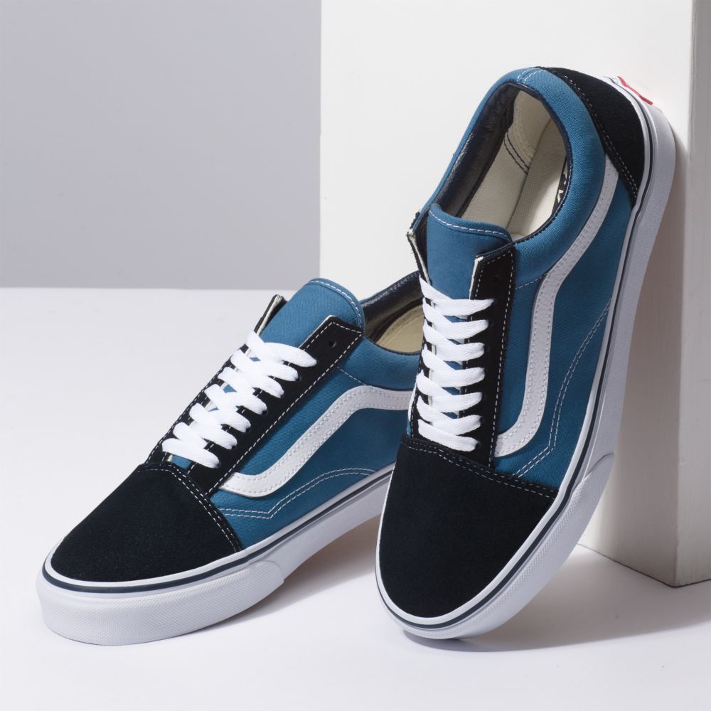 Dámské Classic Vans Old Skool Tmavě Blankyt | WV3856174